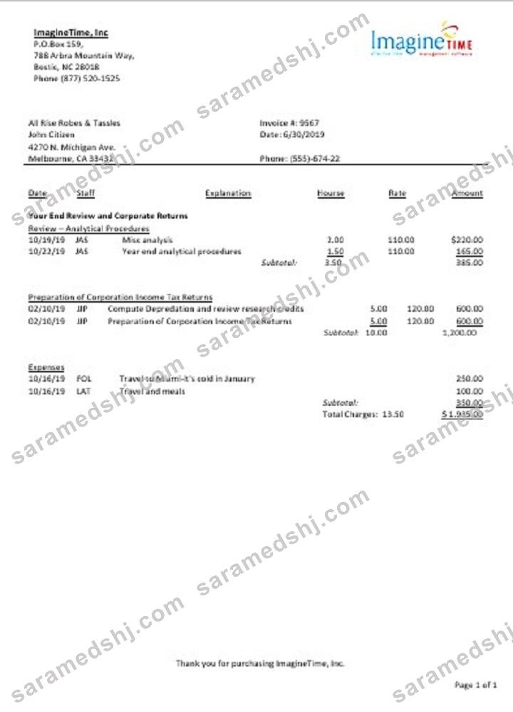 Australia Imagine Time utility bill